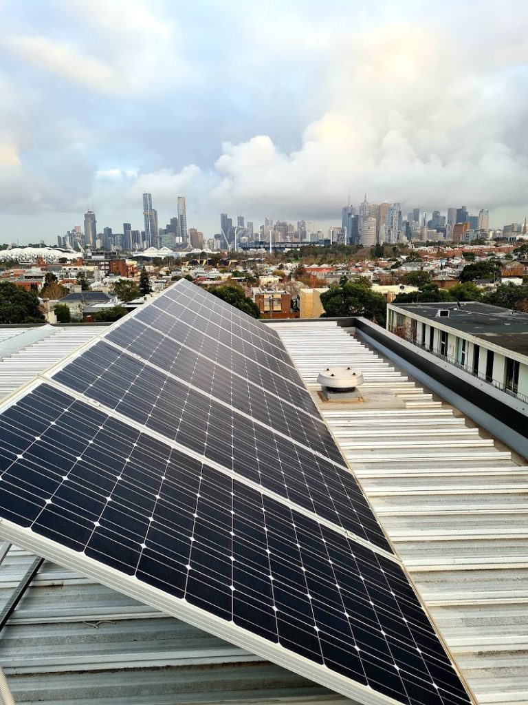 Solar panel cleaning Melbourne, recent work by BAM Window Cleaning (photo 1)