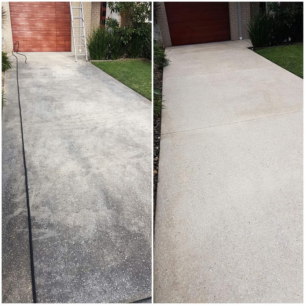 Pressure washing Melbourne, before and after surface cleaning by BAM Window Cleaning (photo 5)