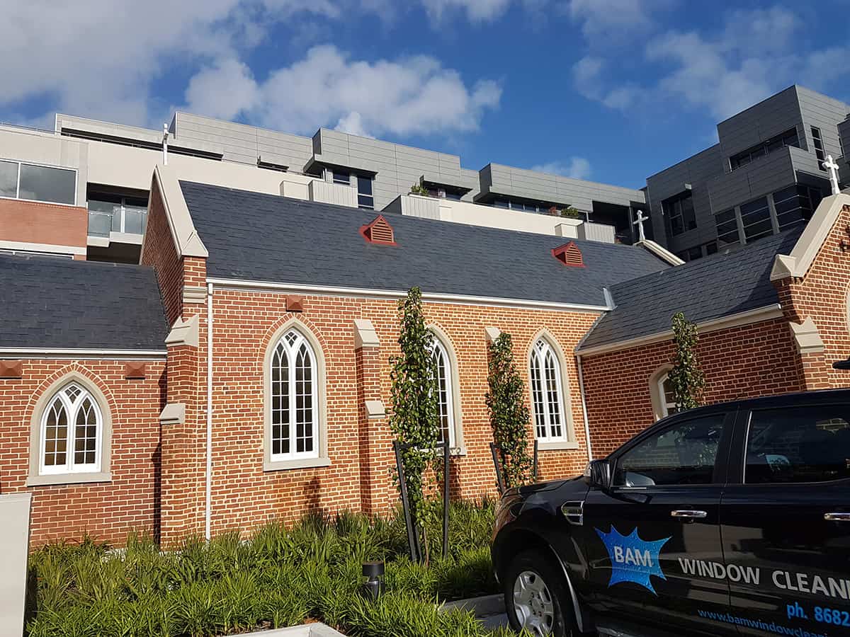 Commercial window cleaning in St Kilda
